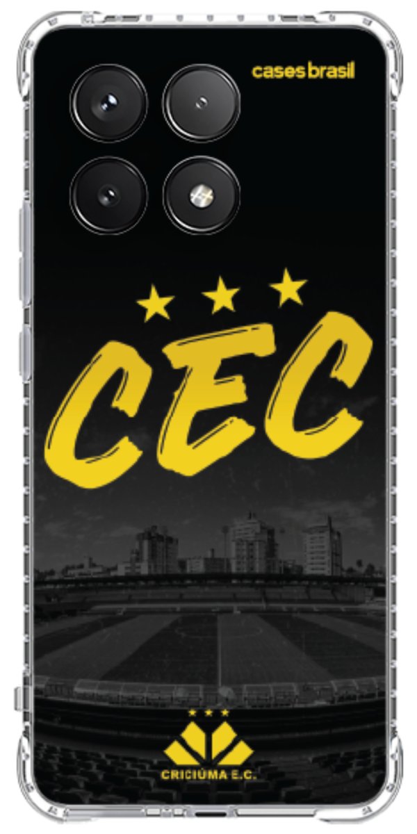 Capinha para Celular Criciúma Estampa Oficial 10