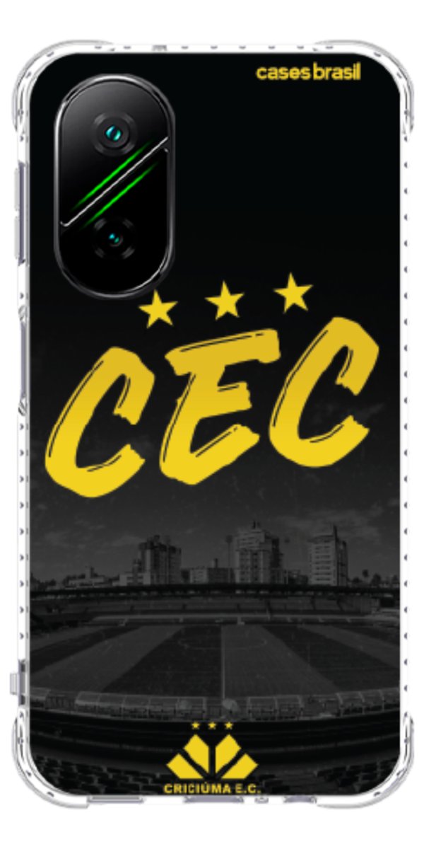 Capinha para Celular Criciúma Estampa Oficial 10