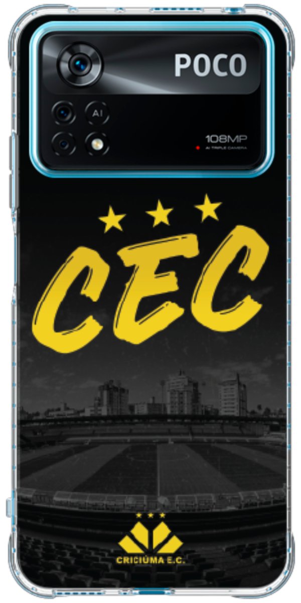 Capinha para Celular Criciúma Estampa Oficial 10