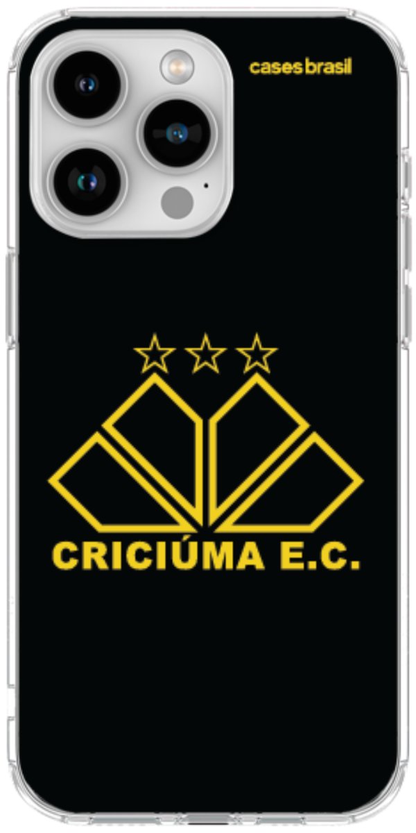 Capinha para celular Criciúma Estampa Oficial 12