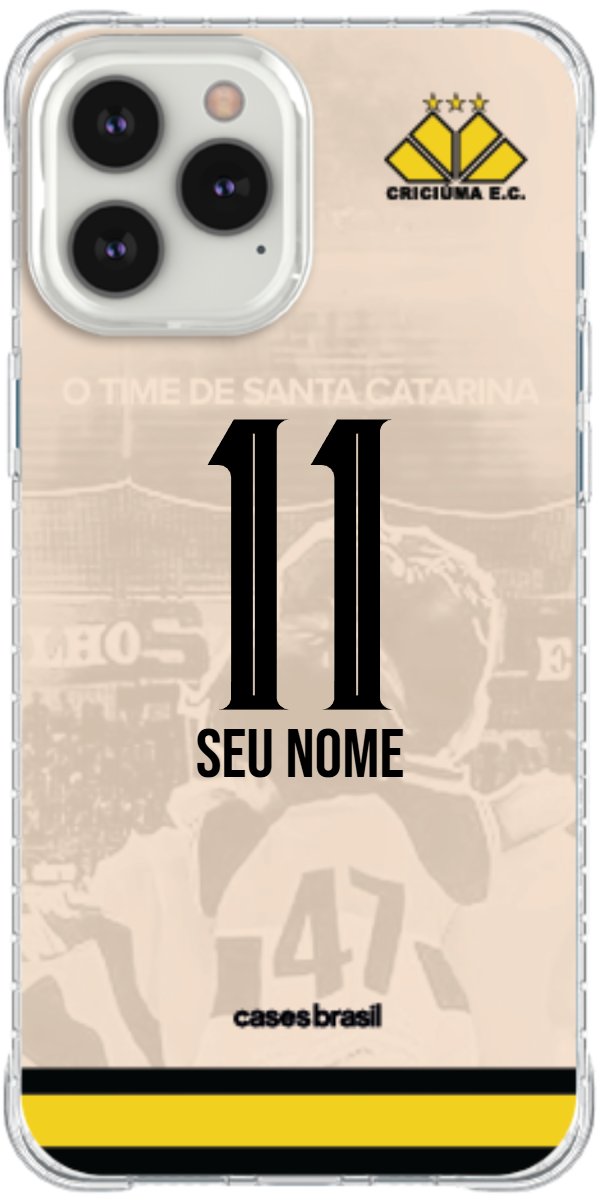 Capinha para celular Criciúma Estampa Oficial 13