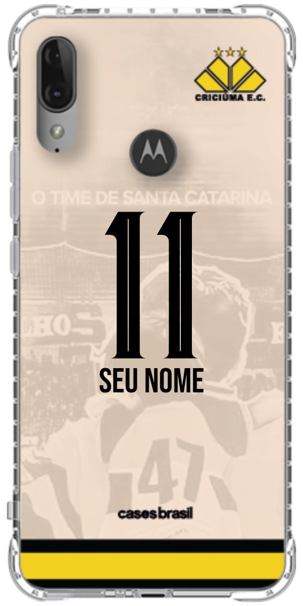 Capinha para celular Criciúma Estampa Oficial 13