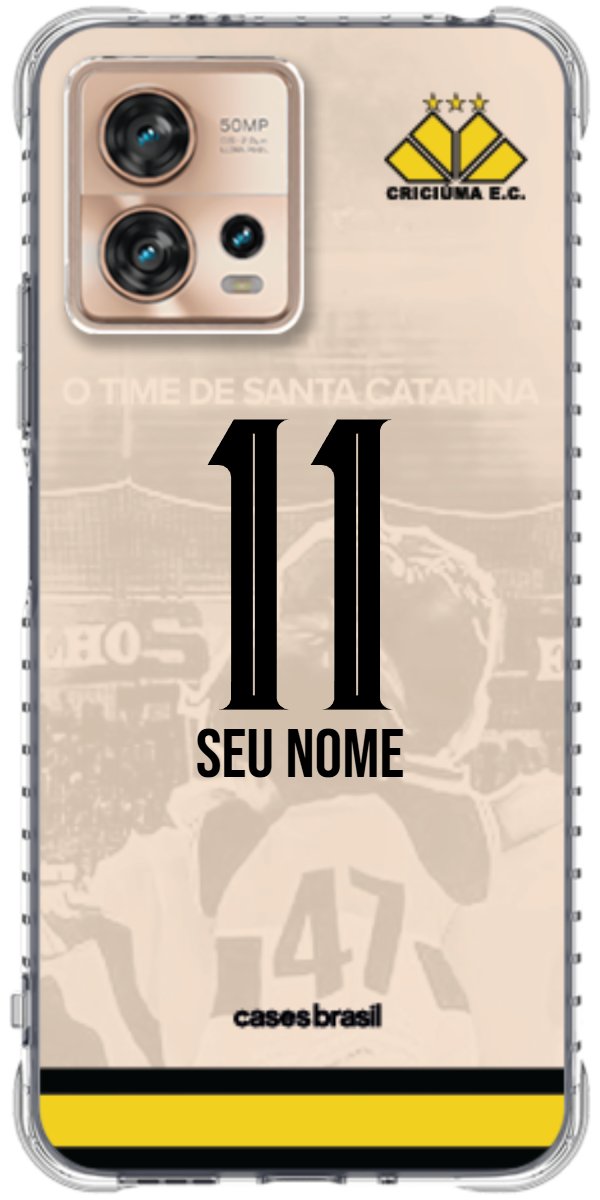 Capinha para celular Criciúma Estampa Oficial 13
