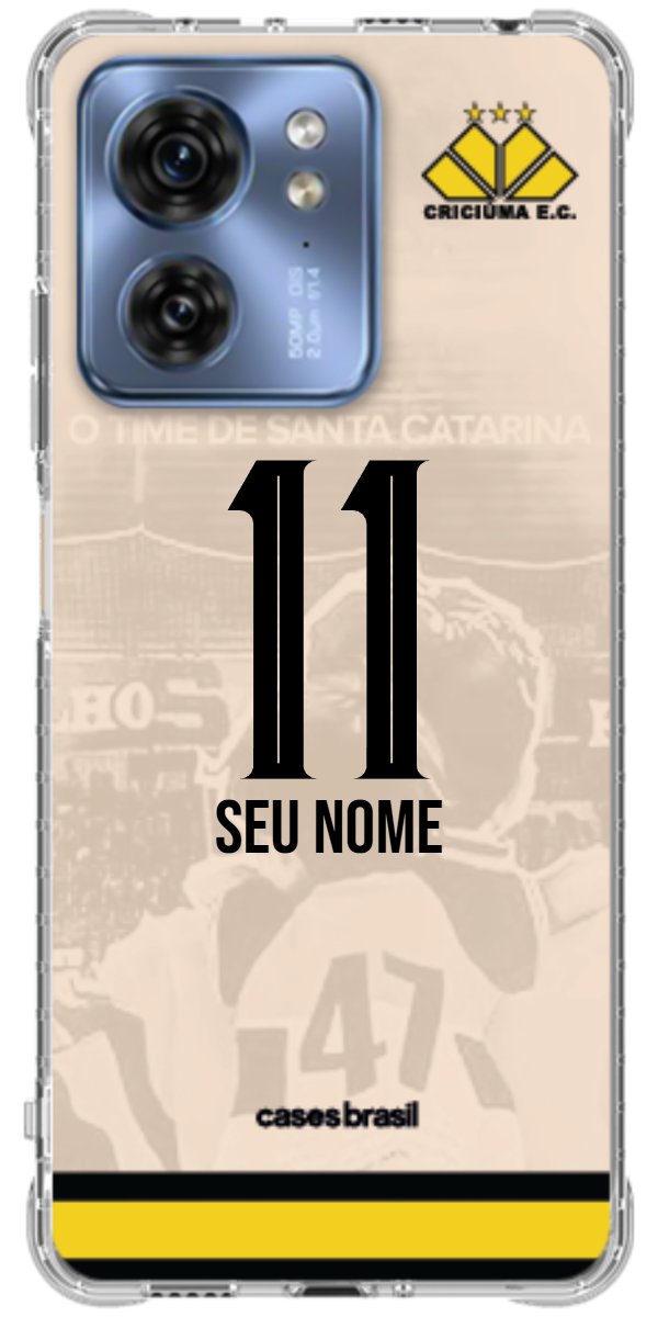 Capinha para celular Criciúma Estampa Oficial 13