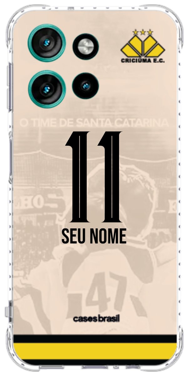Capinha para celular Criciúma Estampa Oficial 13