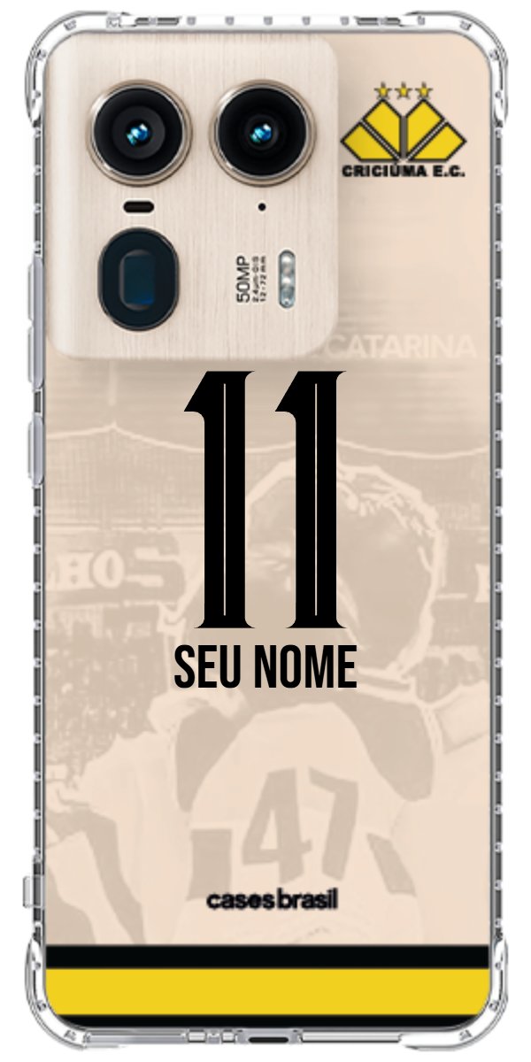 Capinha para celular Criciúma Estampa Oficial 13