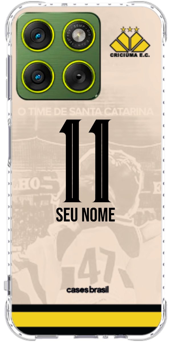 Capinha para celular Criciúma Estampa Oficial 13