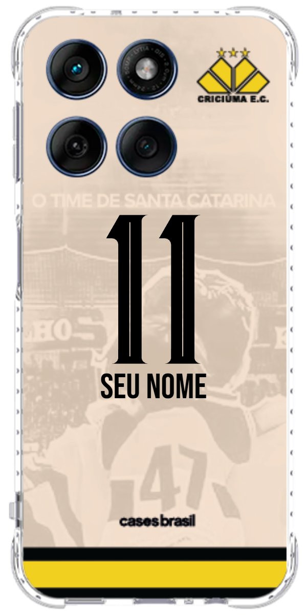 Capinha para celular Criciúma Estampa Oficial 13