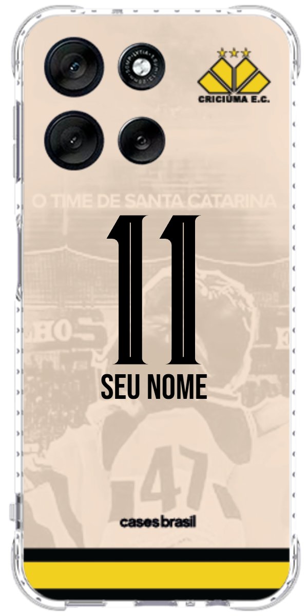 Capinha para celular Criciúma Estampa Oficial 13