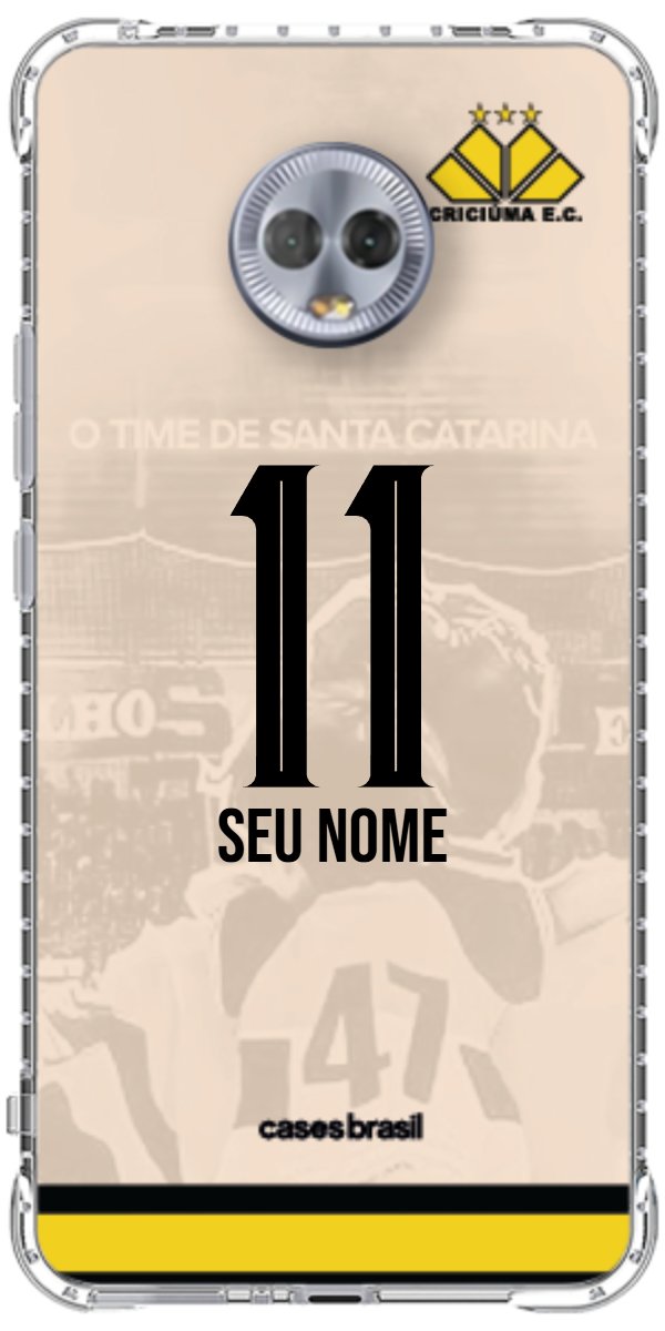 Capinha para celular Criciúma Estampa Oficial 13