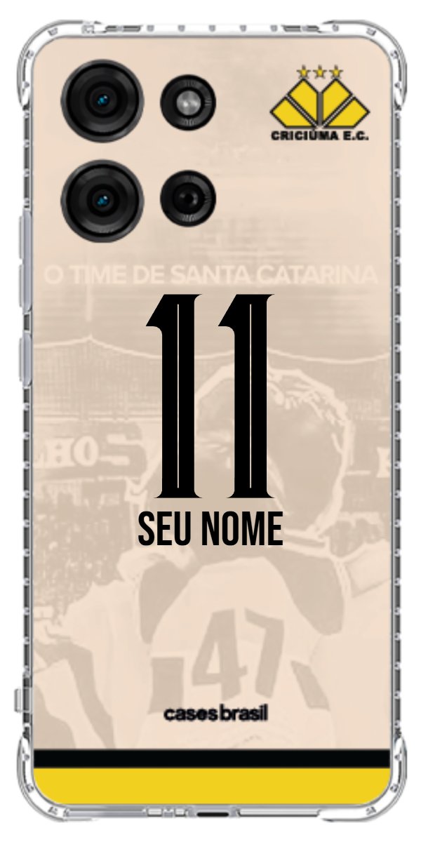 Capinha para celular Criciúma Estampa Oficial 13