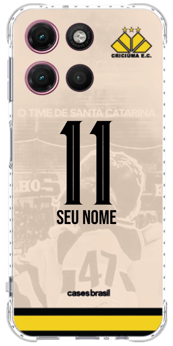 Capinha para celular Criciúma Estampa Oficial 13