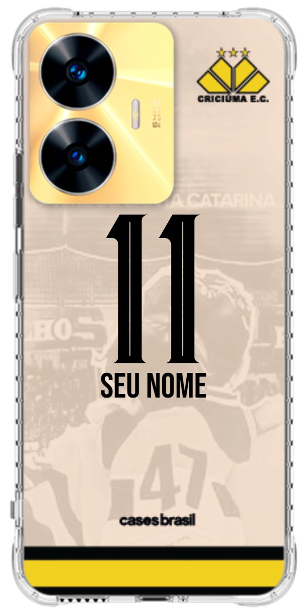 Capinha para celular Criciúma Estampa Oficial 13