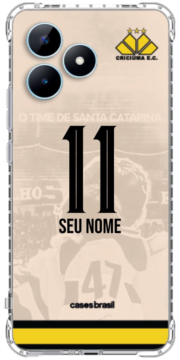 Capinha para celular Criciúma Estampa Oficial 13
