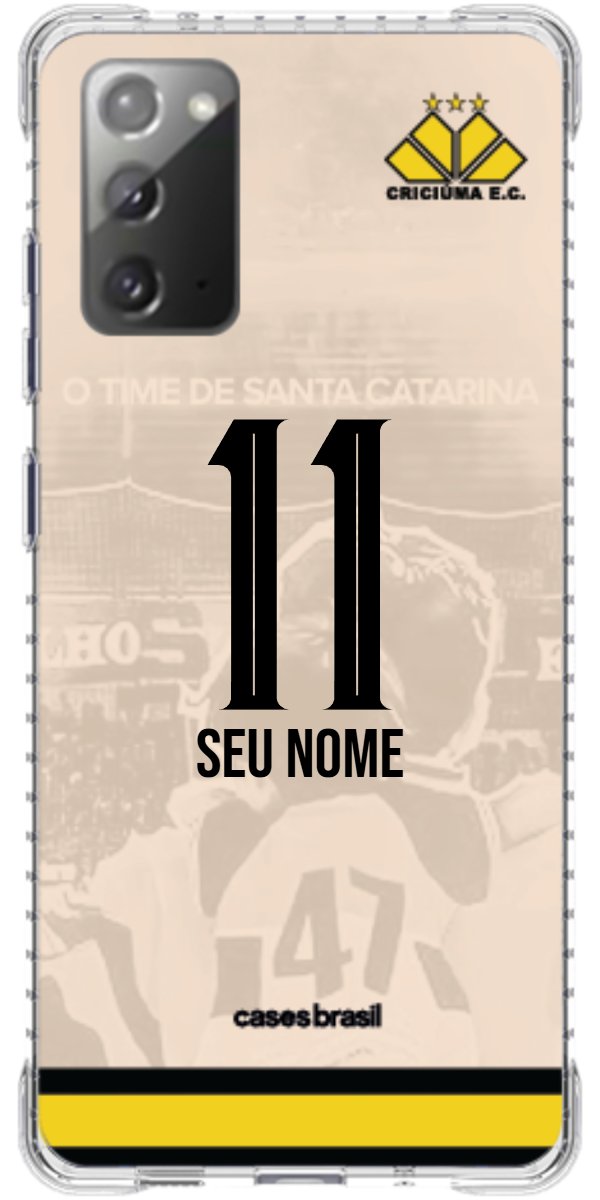 Capinha para celular Criciúma Estampa Oficial 13