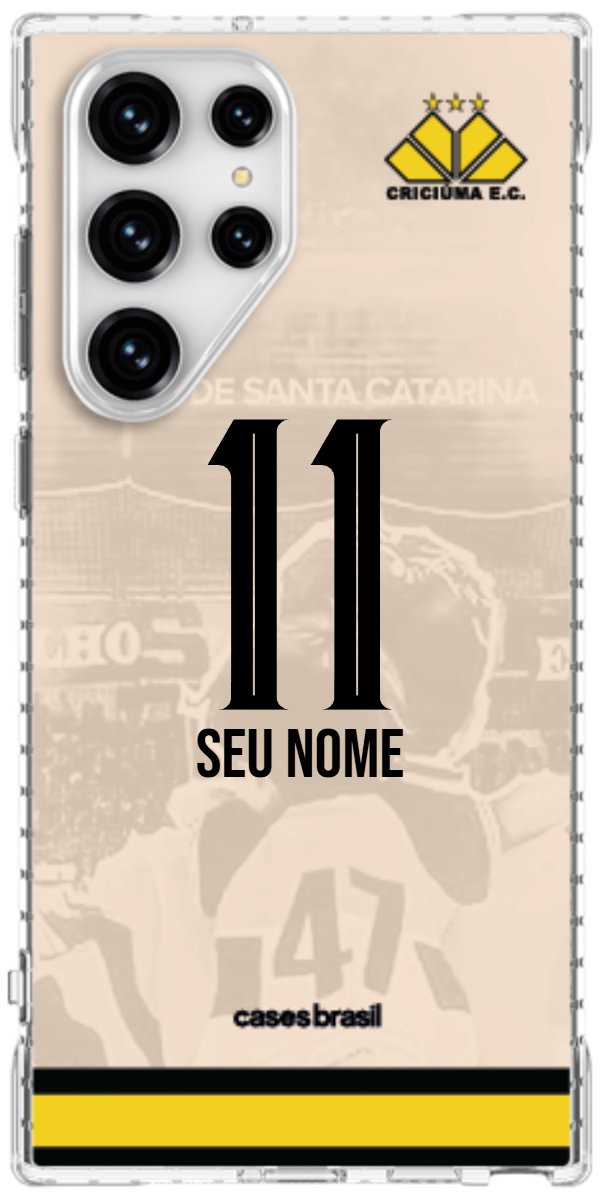 Capinha para celular Criciúma Estampa Oficial 13