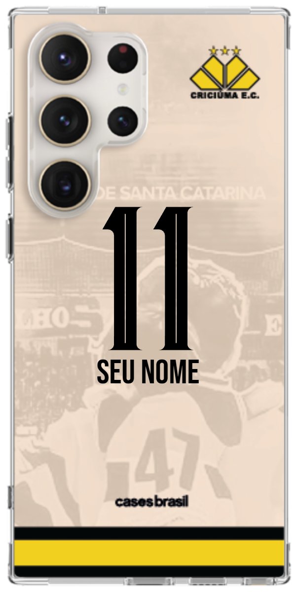 Capinha para celular Criciúma Estampa Oficial 13