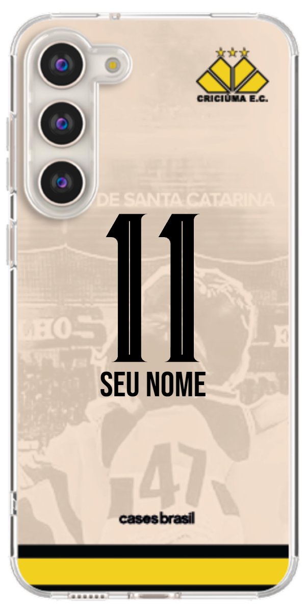 Capinha para celular Criciúma Estampa Oficial 13
