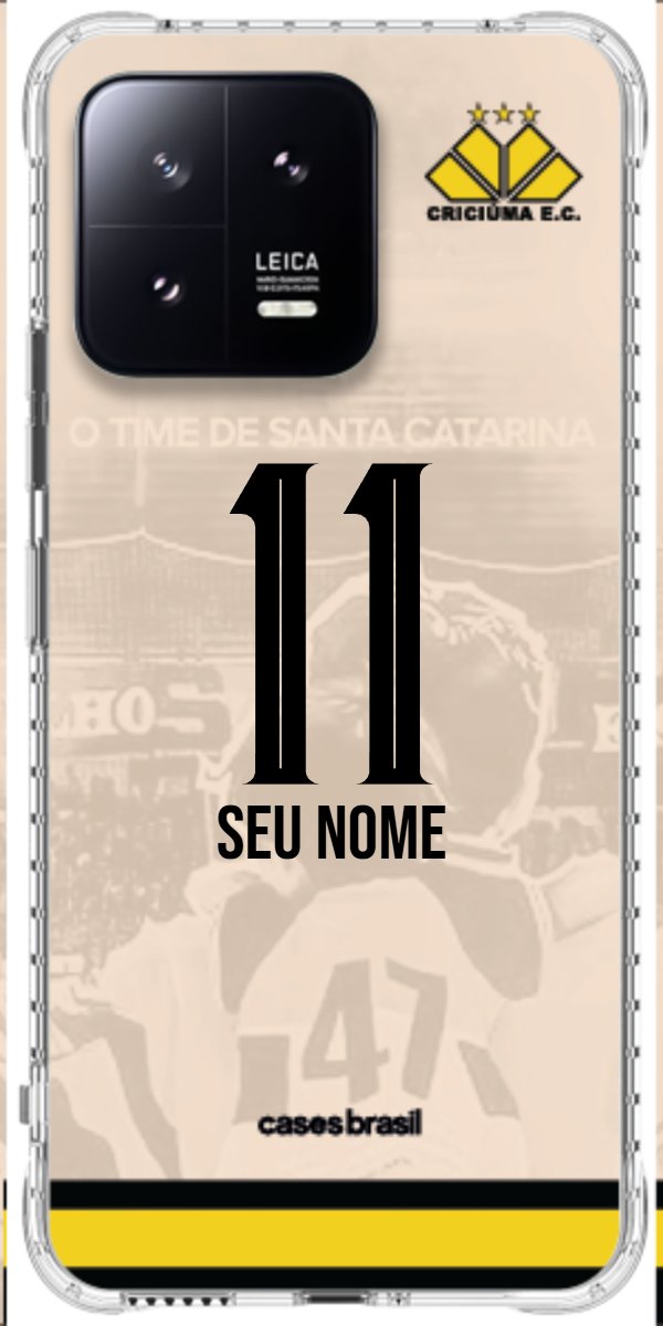 Capinha para celular Criciúma Estampa Oficial 13