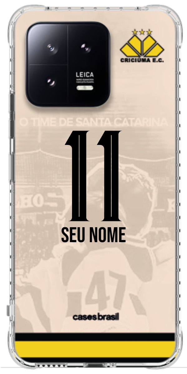 Capinha para celular Criciúma Estampa Oficial 13
