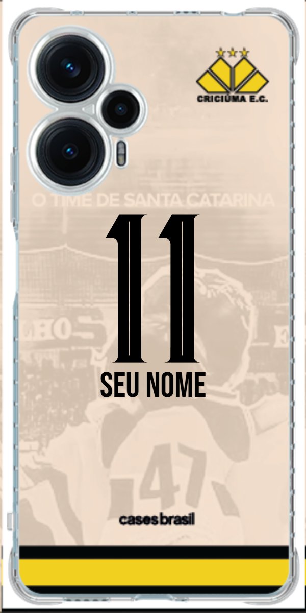 Capinha para celular Criciúma Estampa Oficial 13