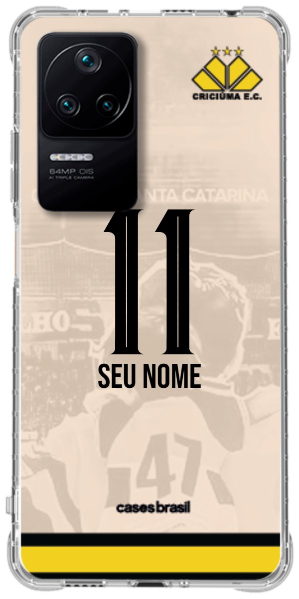 Capinha para celular Criciúma Estampa Oficial 13