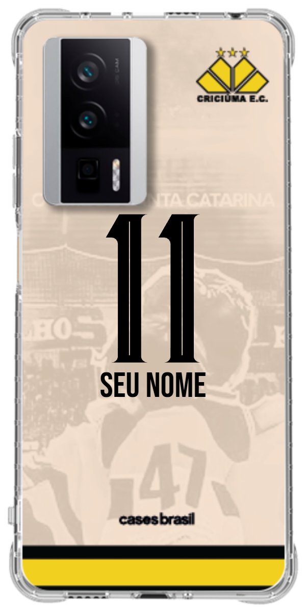 Capinha para celular Criciúma Estampa Oficial 13