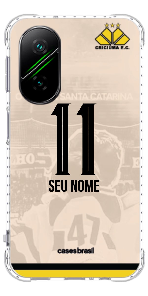 Capinha para celular Criciúma Estampa Oficial 13