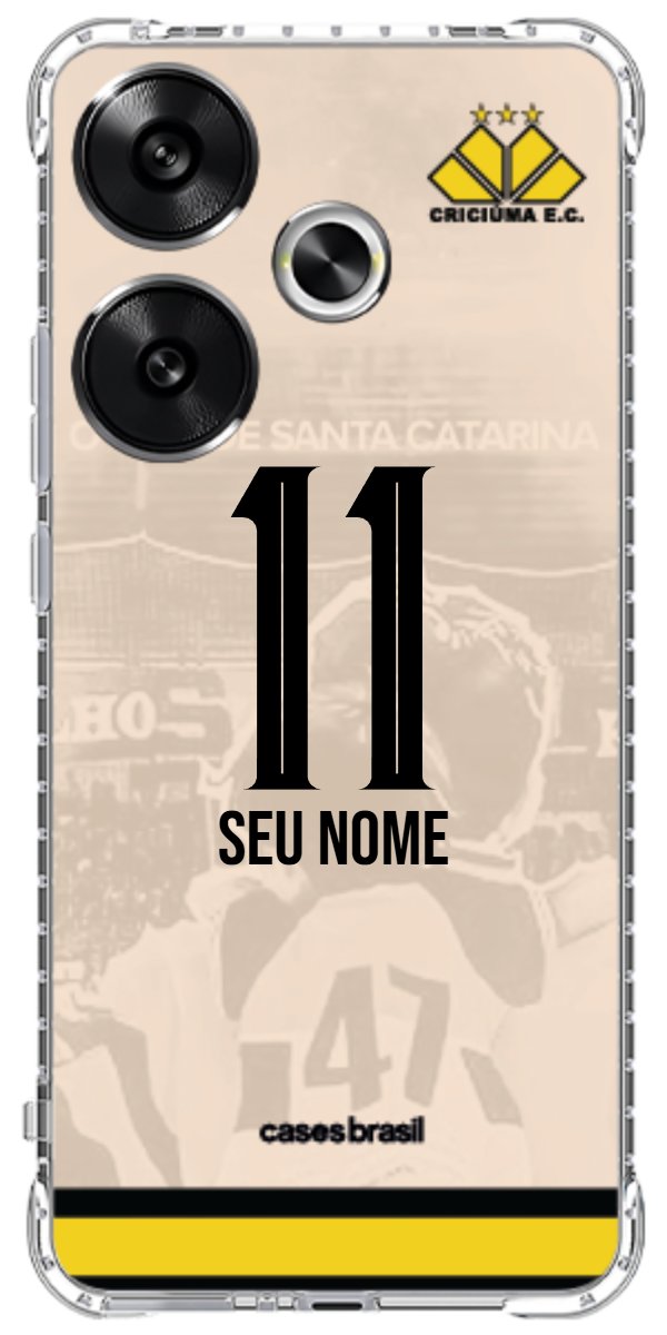 Capinha para celular Criciúma Estampa Oficial 13