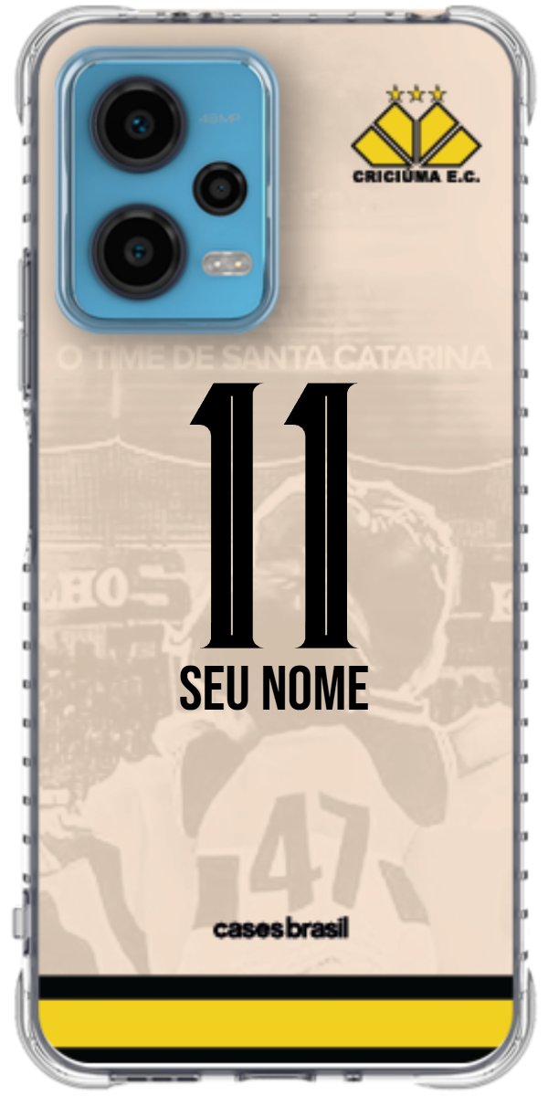 Capinha para celular Criciúma Estampa Oficial 13