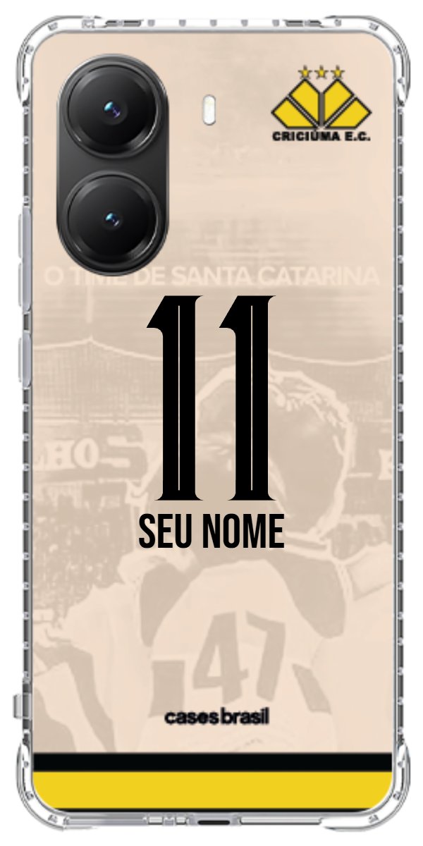 Capinha para celular Criciúma Estampa Oficial 13