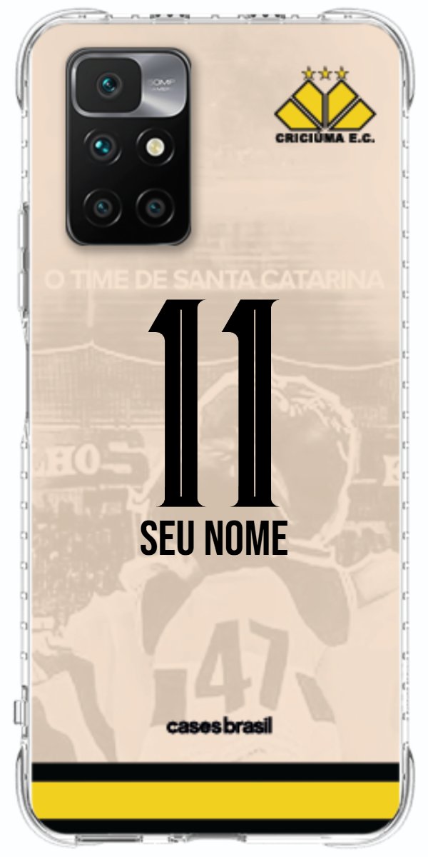 Capinha para celular Criciúma Estampa Oficial 13