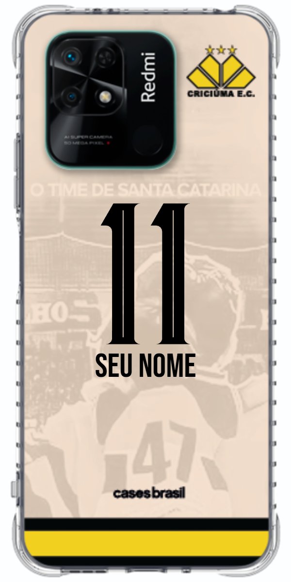 Capinha para celular Criciúma Estampa Oficial 13