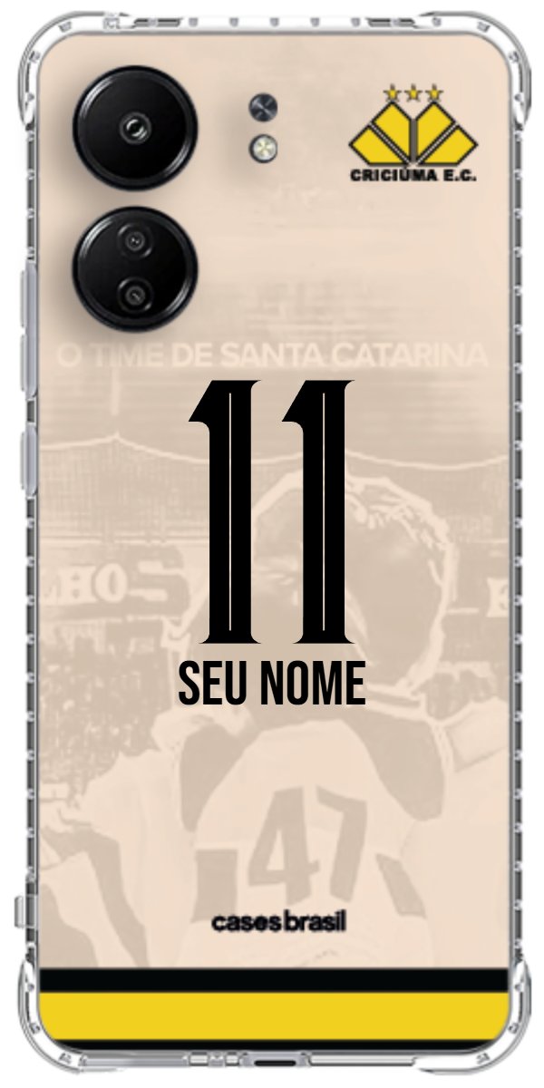 Capinha para celular Criciúma Estampa Oficial 13