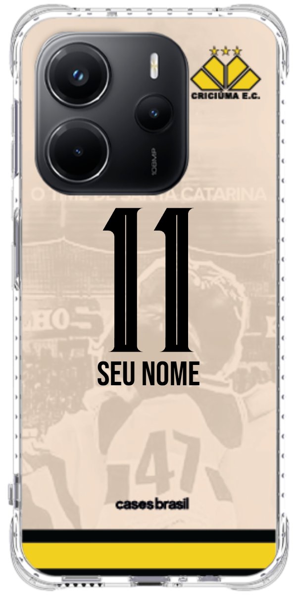 Capinha para celular Criciúma Estampa Oficial 13