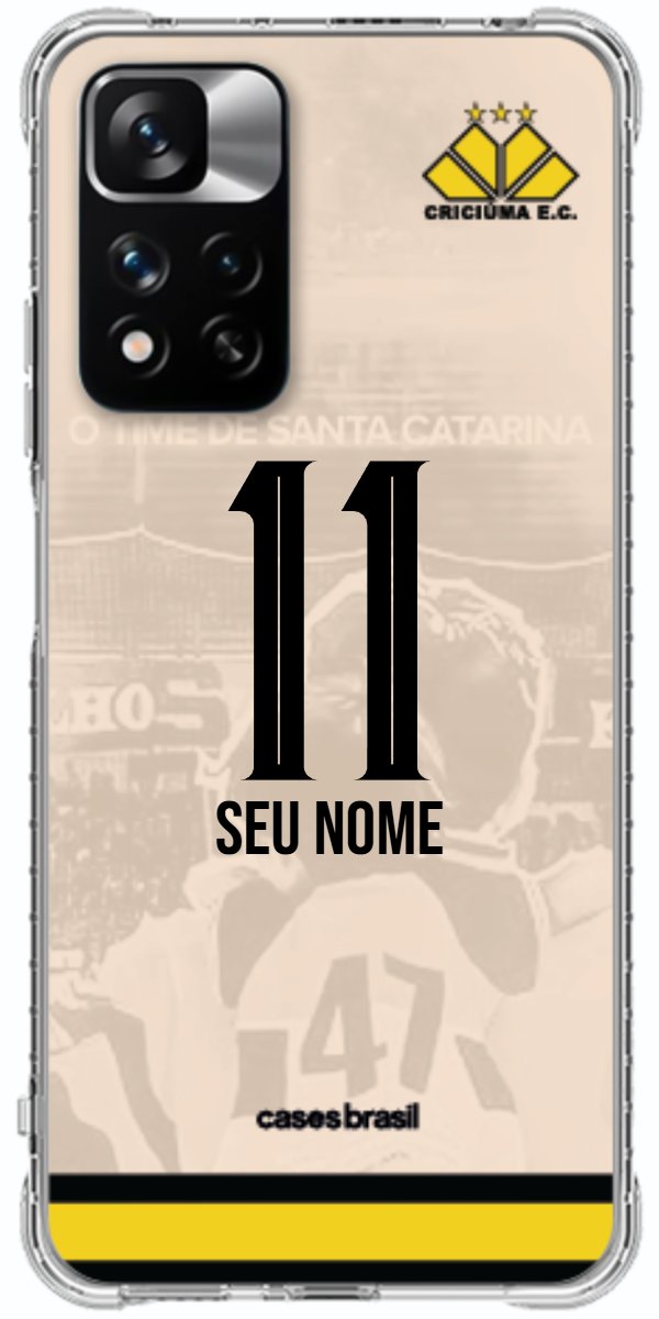 Capinha para celular Criciúma Estampa Oficial 13