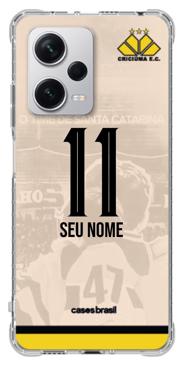 Capinha para celular Criciúma Estampa Oficial 13