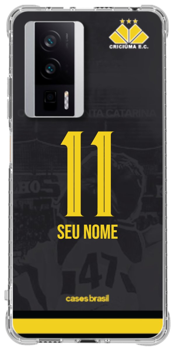 Capinha para celular Criciúma Estampa Oficial 14