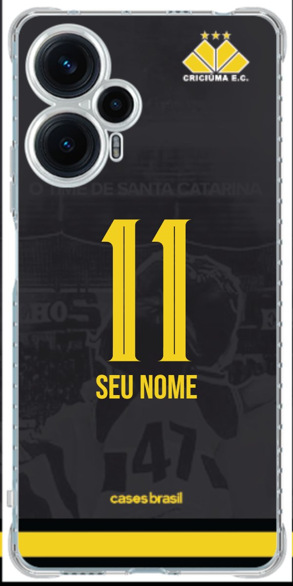 Capinha para celular Criciúma Estampa Oficial 14