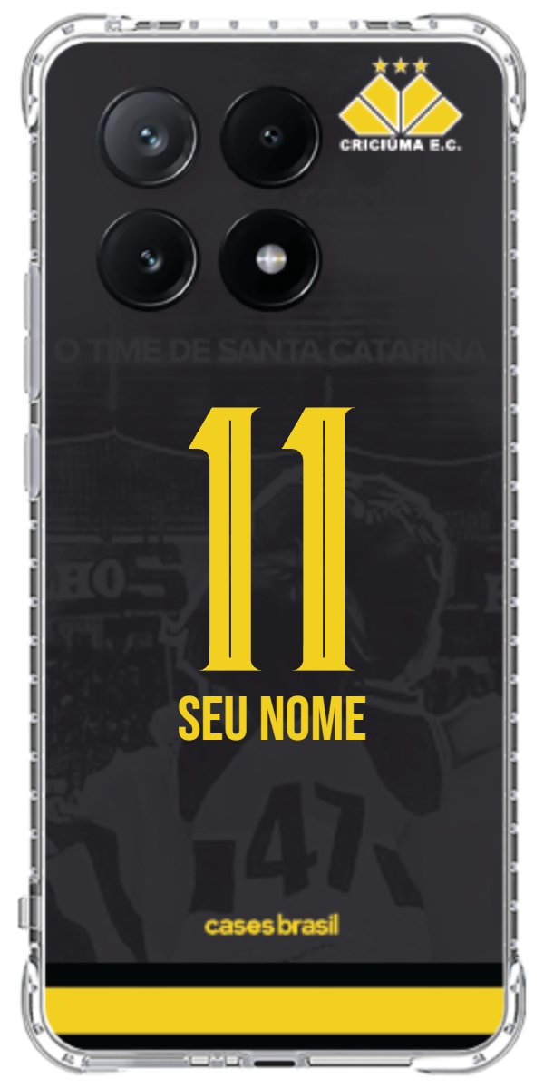 Capinha para celular Criciúma Estampa Oficial 14