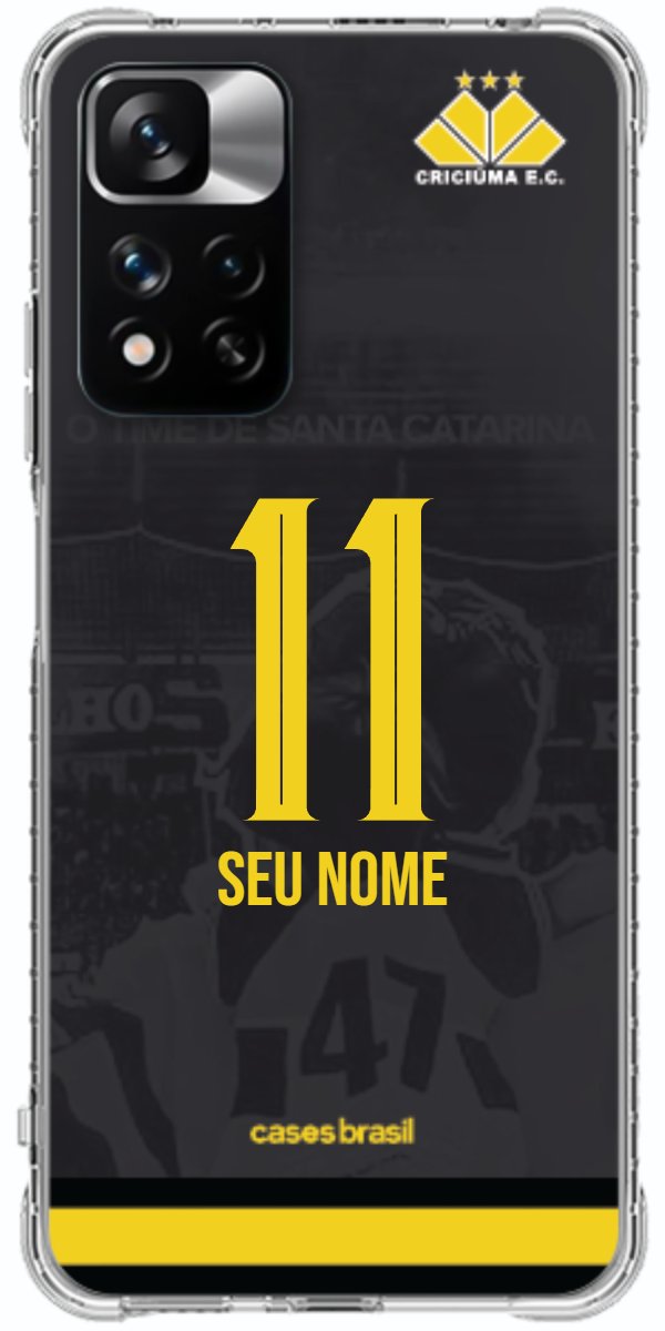 Capinha para celular Criciúma Estampa Oficial 14