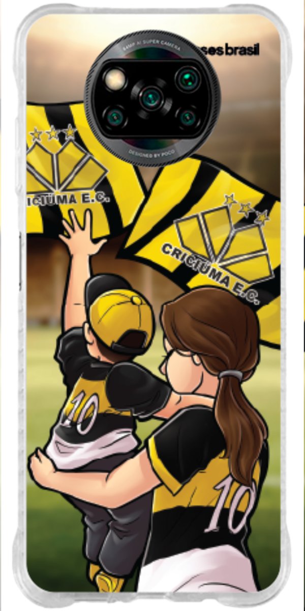 Capinha para celular Crciúma Torcedor Oficial 03