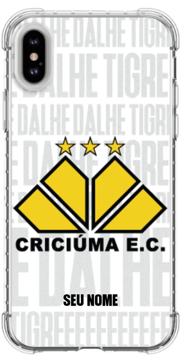 Capinha para Celular Criciúma Estampa Oficial 19