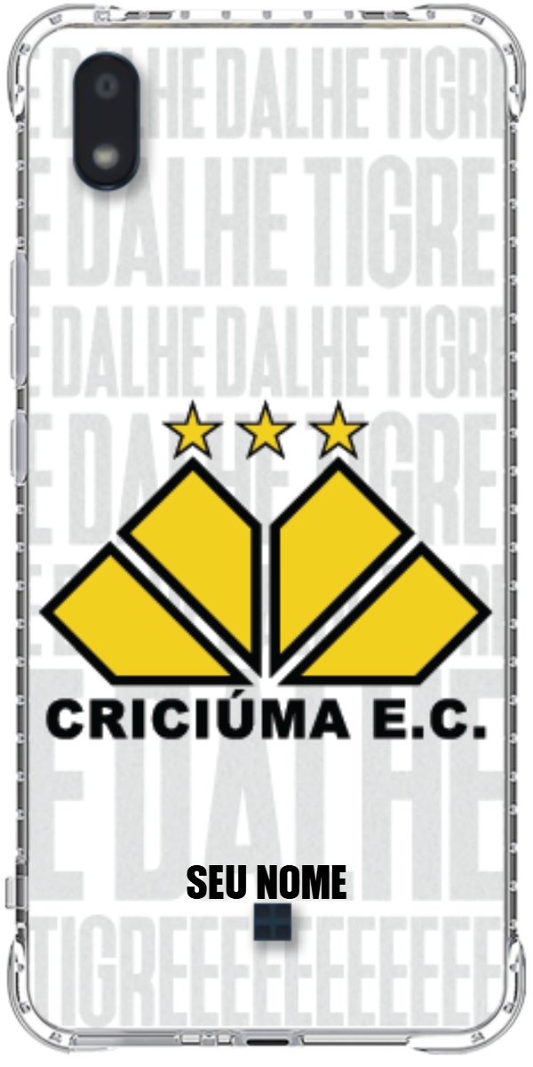Capinha para Celular Criciúma Estampa Oficial 19