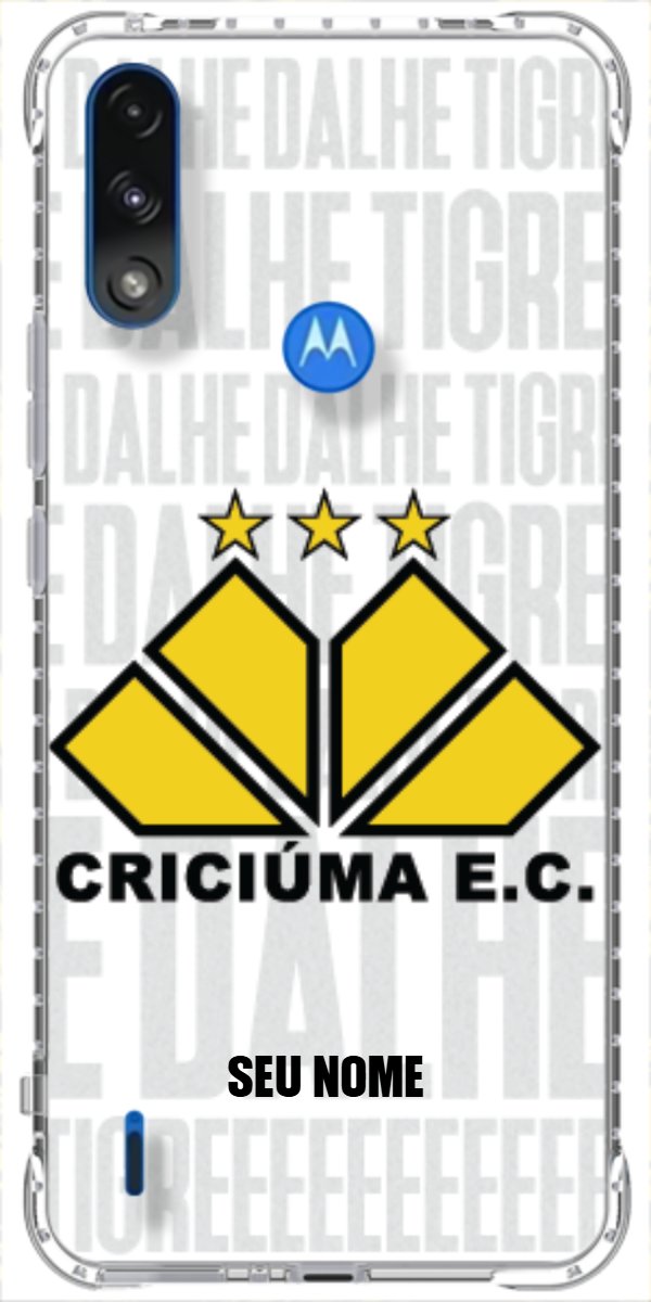 Capinha para Celular Criciúma Estampa Oficial 19