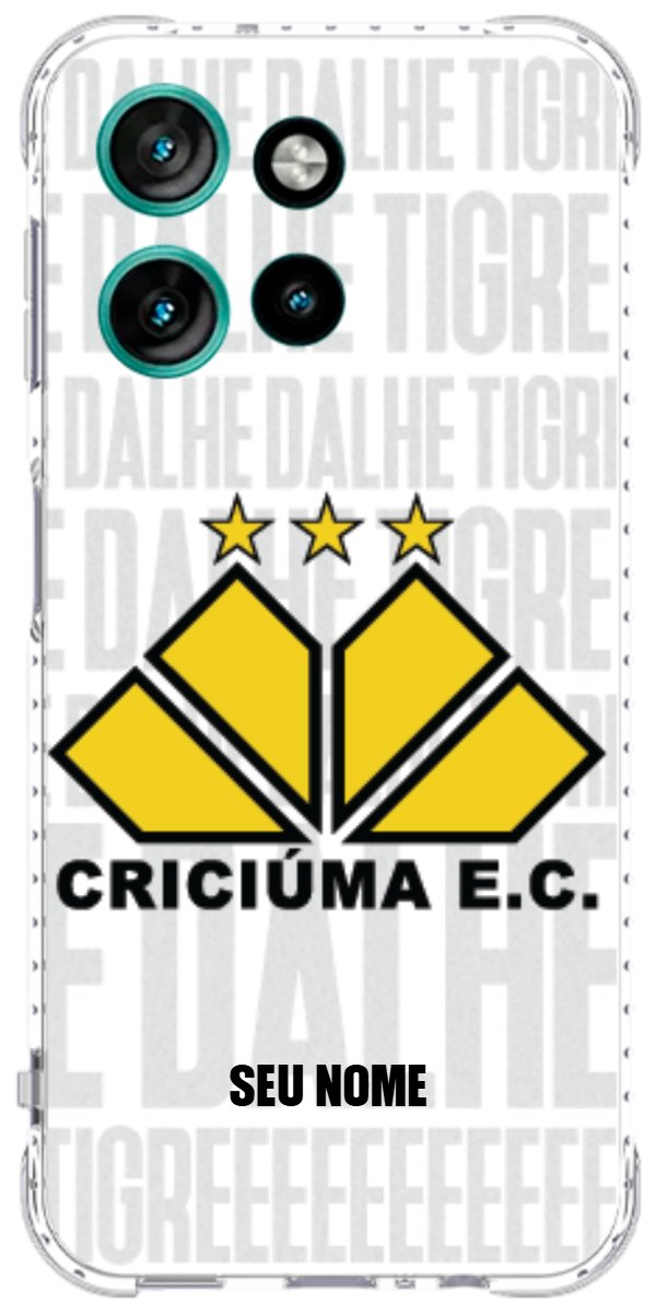Capinha para Celular Criciúma Estampa Oficial 19