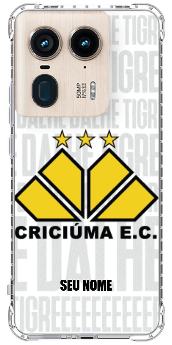 Capinha para Celular Criciúma Estampa Oficial 19