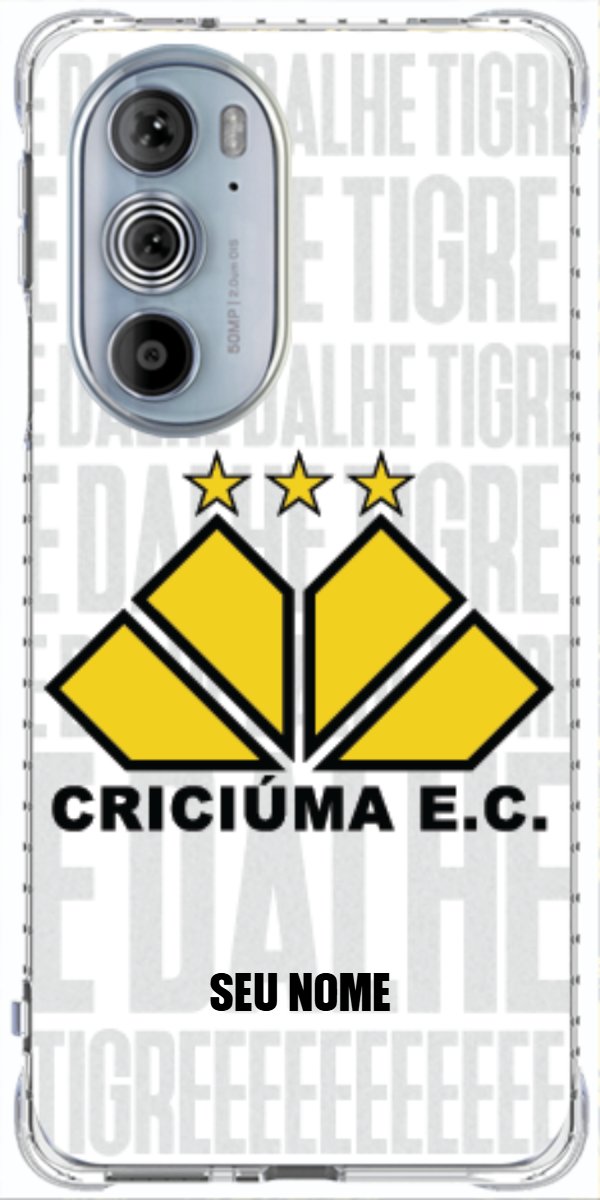 Capinha para Celular Criciúma Estampa Oficial 19