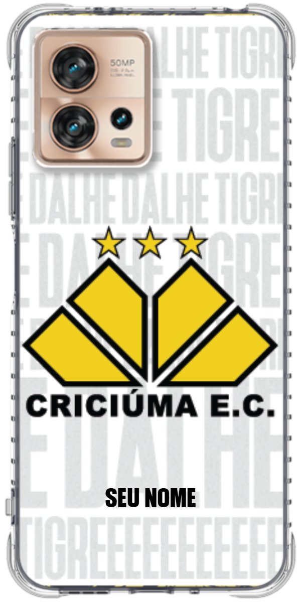 Capinha para Celular Criciúma Estampa Oficial 19