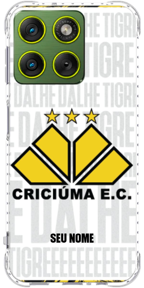 Capinha para Celular Criciúma Estampa Oficial 19